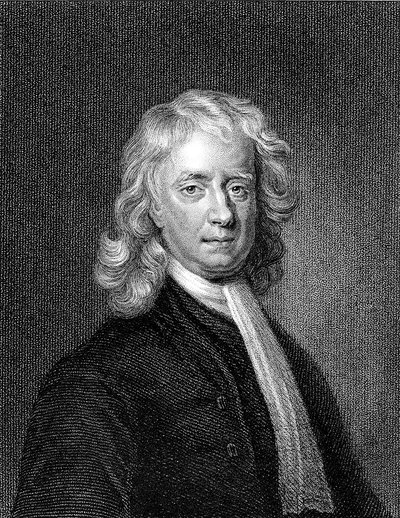 Isaac Newton, englischer Mathematiker und Physiker von Unbekannt