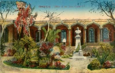 Ismailia - Büro der Suezkanal-Gesellschaft, um 1918-1939 von Unbekannt