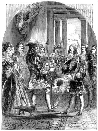 Jakob II. verabschiedet sich von Ludwig XIV., 1680er Jahre, 19. Jahrhundert von Unbekannt