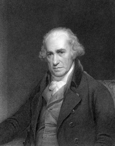 James Watt, schottischer Ingenieur und Erfinder, 1833 von Unbekannt