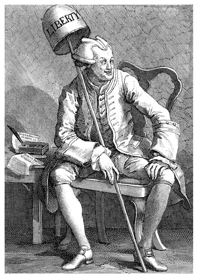 John Wilkes, englischer Politiker, 1763-1895 von Unbekannt