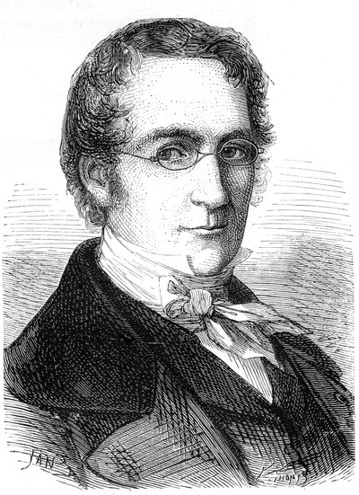 Joseph Louis Gay-Lussac, französischer Chemiker, Physiker und Ballonfahrer von Unbekannt