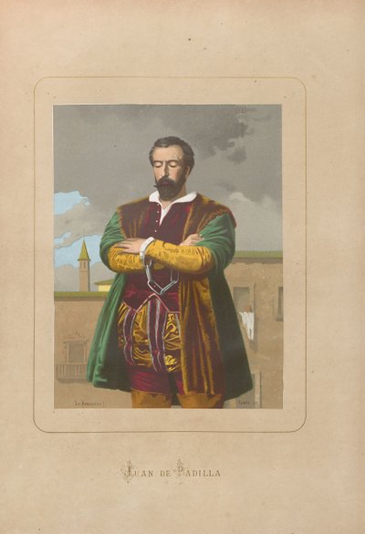 Juan de Padilla. Aus: Hombres y mujeres celebres de todos los tiempos von Juan Landa, 1875-1877 von Unbekannt