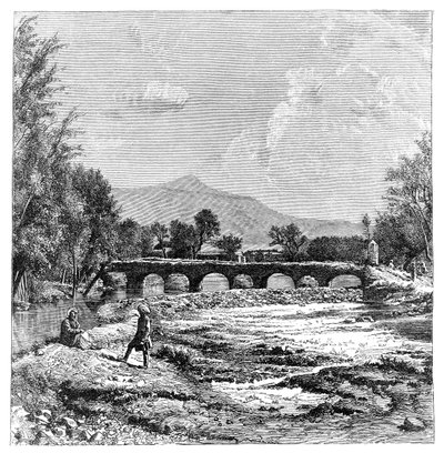 Kabul-Fluss, Afghanistan von Unbekannt