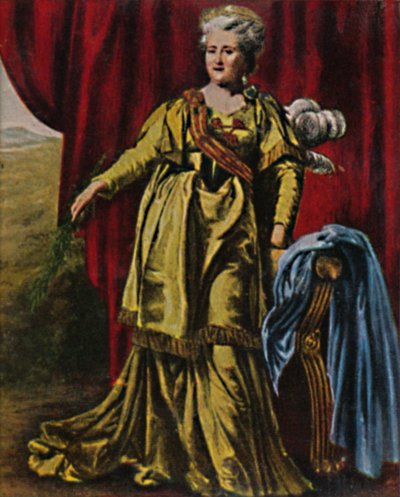 Kaiserin Katharina II. von Russland 1729-1796 - Gemälde von Lewitzky, 1934 von Unbekannt