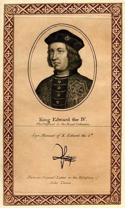 König Eduard IV. von England von Unbekannt