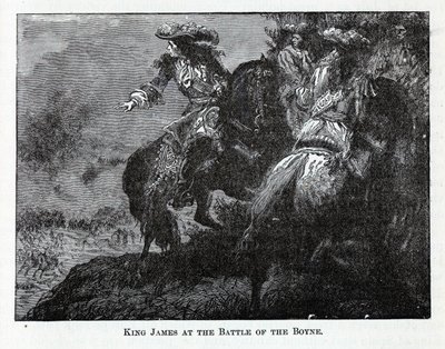 König James in der Schlacht am Boyne, 1882 von Unbekannt
