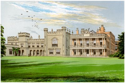 Knowsley Hall, Lancashire, Heim des Earl of Derby von Unbekannt