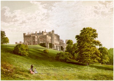 Lambton Castle, County Durham, Residenz des Earl of Durham, ca. 1880 von Unbekannt