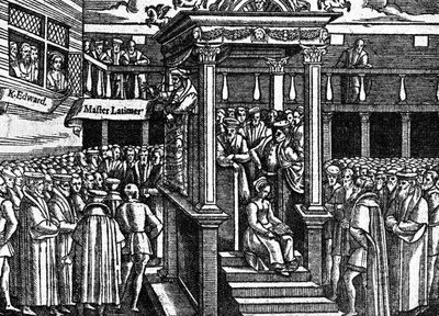 Latimar predigt vor König Edward VI., ca. 1550, ca. 1902-1905 von Unbekannt