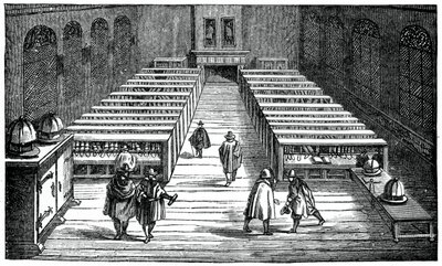 Bibliothek der Universität Leiden, Niederlande, 17. Jahrhundert, 1870 von Unbekannt