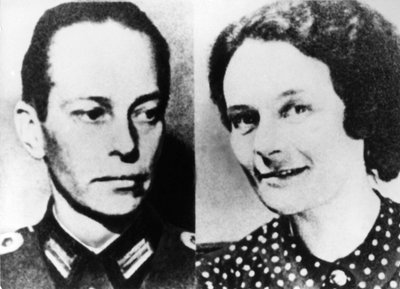 Leutnant Peter Yorck von Wartenburg und seine Frau Marion von Unbekannt