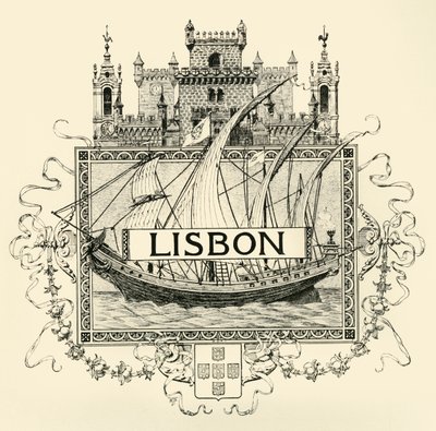 Lissabon, spätes 19. - frühes 20. Jahrhundert von Unbekannt