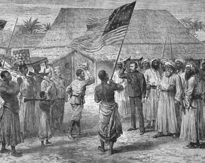 Livingstone...: Der große Missionar-Entdecker gefunden von Stanley, 1870, 1901 von Unbekannt