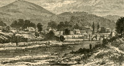 Llangollen-Brücke, 1898 von Unbekannt