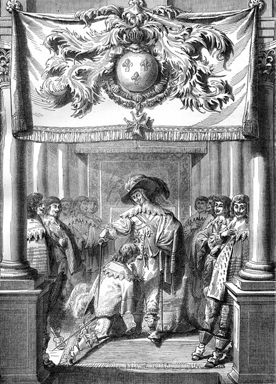 Ludwig XIII. von Frankreich verleiht den Orden des Heiligen Geistes, 17. Jahrhundert, 1882-1884 von Unbekannt