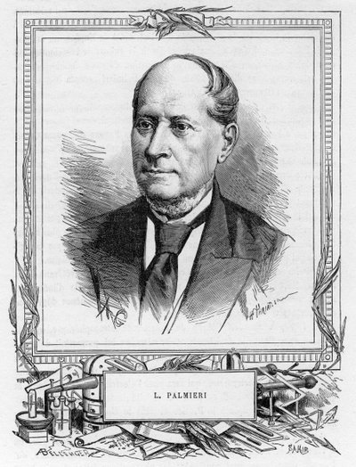 Luigi Palmieri, italienischer Geophysiker, 1893 von Unbekannt