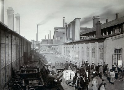 Lysva Eisenhütte, Russland, 1900er Jahre von Unbekannt