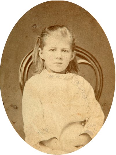 Lyubov Dostoyevskaya, Tochter des Autors Fjodor Dostojewski, 1870er von Unbekannt