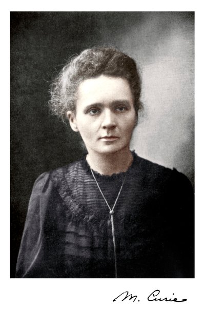Marie Curie, polnisch-französische Physikerin, 1917 von Unbekannt
