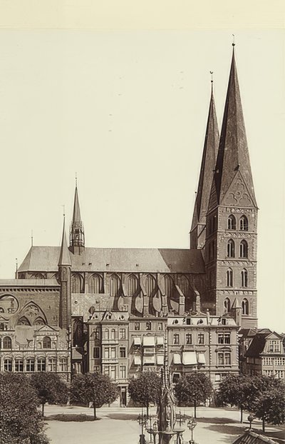 Marienkirche in Lübeck von Unbekannt