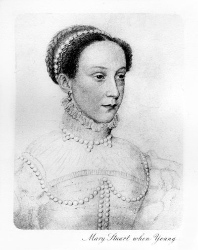 Maria Stuart in jungen Jahren von Unbekannt