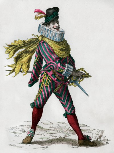 Matamore-Kapitän, Auftragsmörder, spanischer Typ, 17. Jahrhundert, 1882-1884 von Unbekannt