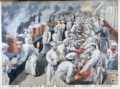 Bürgermeisterbankett, Paris, 1900 von Unbekannt