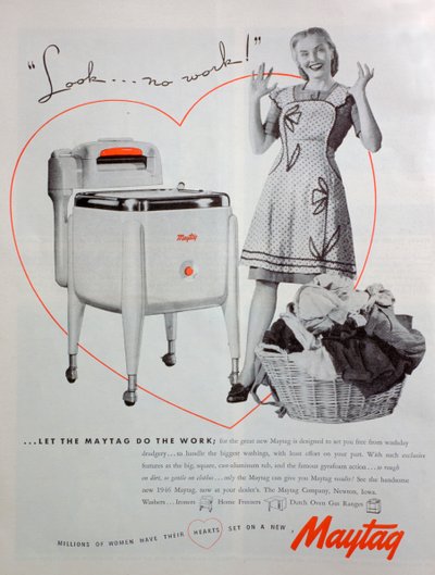 Maytag Waschmaschinenwerbung, 1946 von Unbekannt