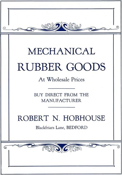 Mechanical Rubber Goods - Robert N. Hobhouse Werbung, 1916 von Unbekannt