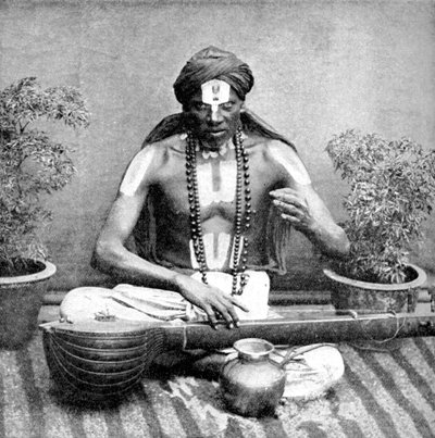 Betteln im Namen von Vishnu, Indien, 1922 von Unbekannt