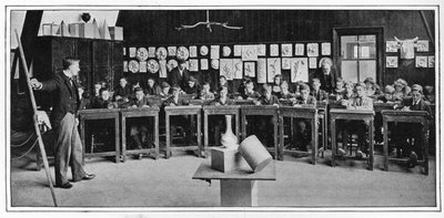 Modellzeichnen an einer höheren Schule, London, um 1900-1901 von Unbekannt