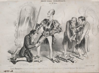Moeurs Anglo-chevaleresques, 1839 von Unbekannt