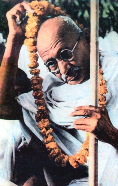 Mohandas Karamchand Gandhi 1869-1948, indischer Nationalistenführer von Unbekannt