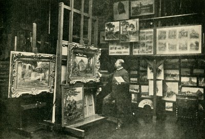Monsieur Detaille in seinem Atelier, 1900 von Unbekannt