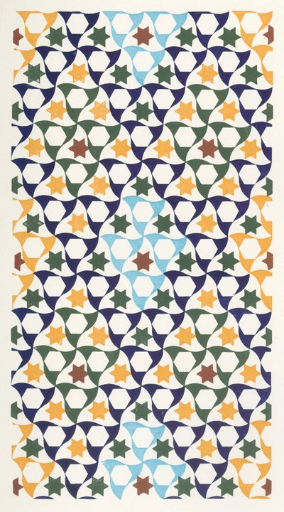 Mosaik aus dem Portikus des Generalife, 1907 von Unbekannt