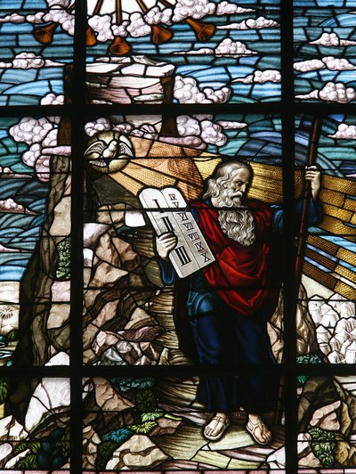 Moses mit den Gesetzestafeln, Wien, Österreich von Unbekannt