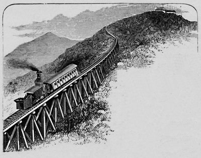 Mount Washington Eisenbahn, 1883 von Unbekannt