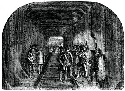 Herr Stephenson setzt den letzten Niet, 1886 von Unbekannt