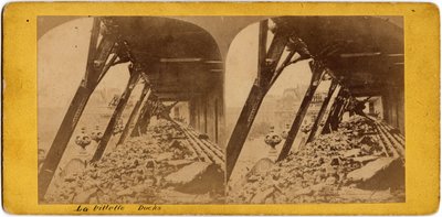 Blick auf die Kais der Villette von Unbekannt