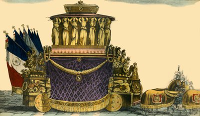 Napoleons Leichenwagen, 1840, 1921 von Unbekannt