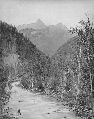 Needle Mountains, Canyon des Rio de las Animas, um 1897 von Unbekannt