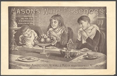 Newball & Mason Weinessenzen, 1890er Jahre von Unbekannt