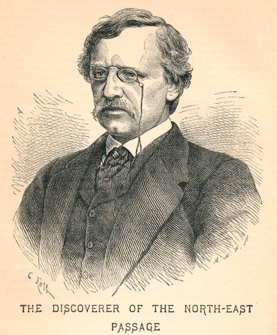 Nils Adolf Erik Nordenskiöld, 1832-1901, Arktisforscher, 1893 von Unbekannt