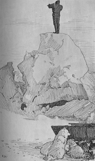 Nichts als Eis, Eis bis zum Horizont, 7. April, 1895, 1897 von Unbekannt