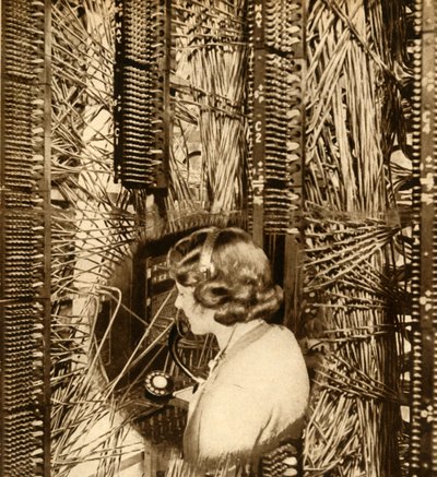 Operator an der Mayfair-Börse, 1932, 1933 von Unbekannt