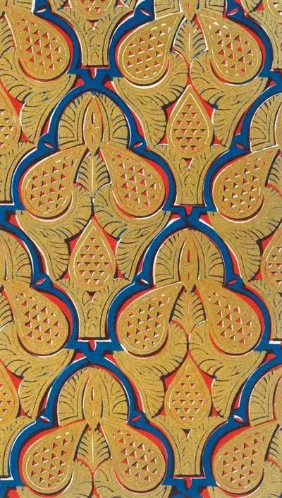 Ornamente in den Zwickeln der Bögen, Halle der Abencerrages, 1907 von Unbekannt