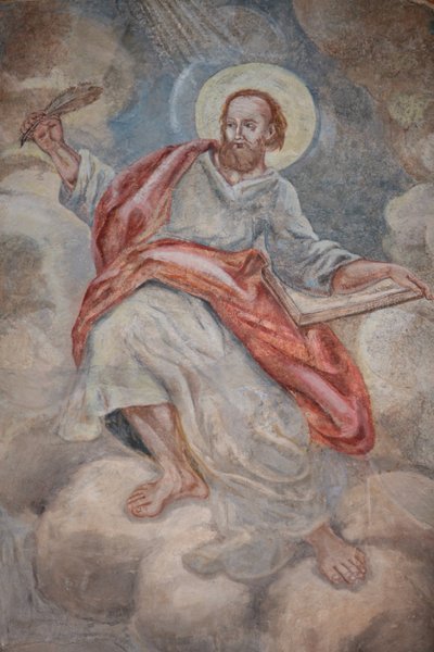 Unsere Liebe Frau von der Himmelfahrt Kirche. Heiliger Lukas, Cordon, Frankreich von Unbekannt