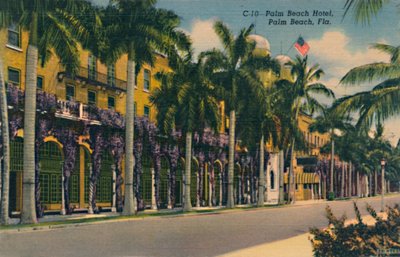 Palm Beach Hotel, Palm Beach, Fla., ca. 1940er Jahre von Unbekannt