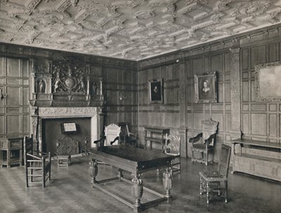 Vertäfelter Raum aus dem Alten Palast, Bromley-By-Bow, 1927 von Unbekannt